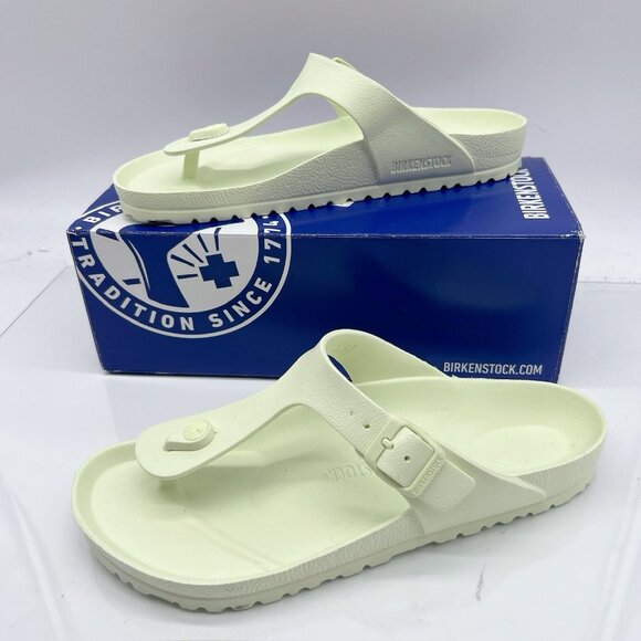 Birkenstock Gizeh Essentials Sandals Faded Lime EVA EU 41 Womens US 10- 10.5 R - Picture 4 of 10